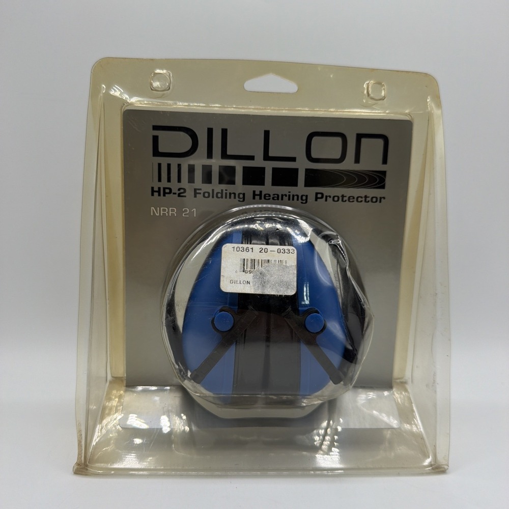 Dillon HP-2 Folding Hearing Protector NRR 21. New In Box.